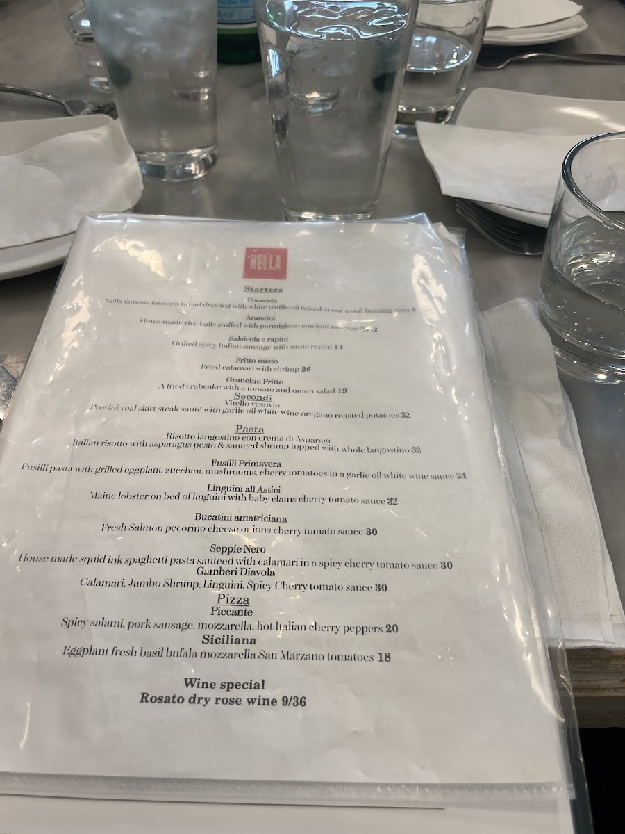 Nella Pizza e Pasta Menu - Image 4