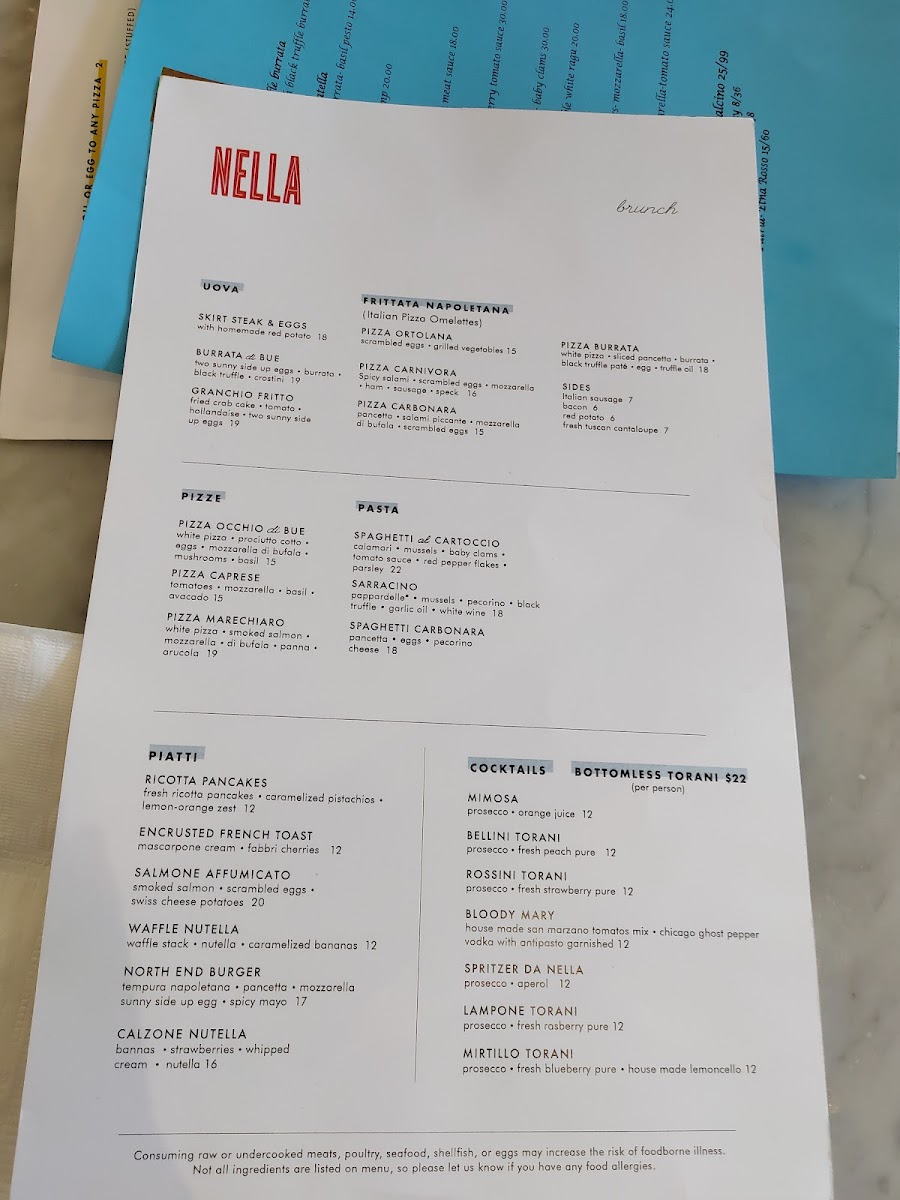 Nella Pizza e Pasta Menu - Image 6